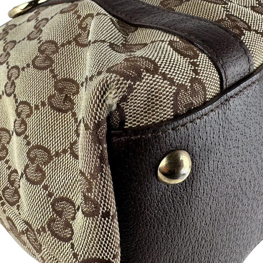GUCCI（グッチ） ハンドバッグ GGキャンバス/レザー ブラウン