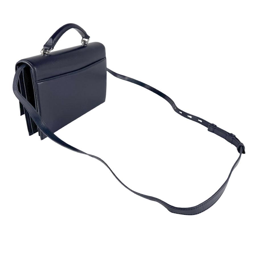 サンローラン SAINT LAURENT ショルダーバッグ レザー ネイビー