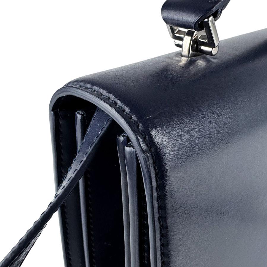 サンローラン SAINT LAURENT ショルダーバッグ レザー ネイビー