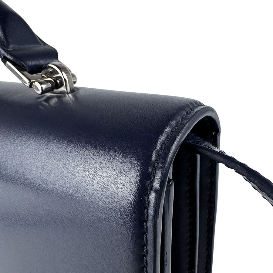 サンローラン SAINT LAURENT ショルダーバッグ レザー ネイビー