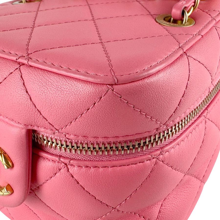 CHANEL（シャネル） ショルダーバッグ レザー ピンク : ブランド