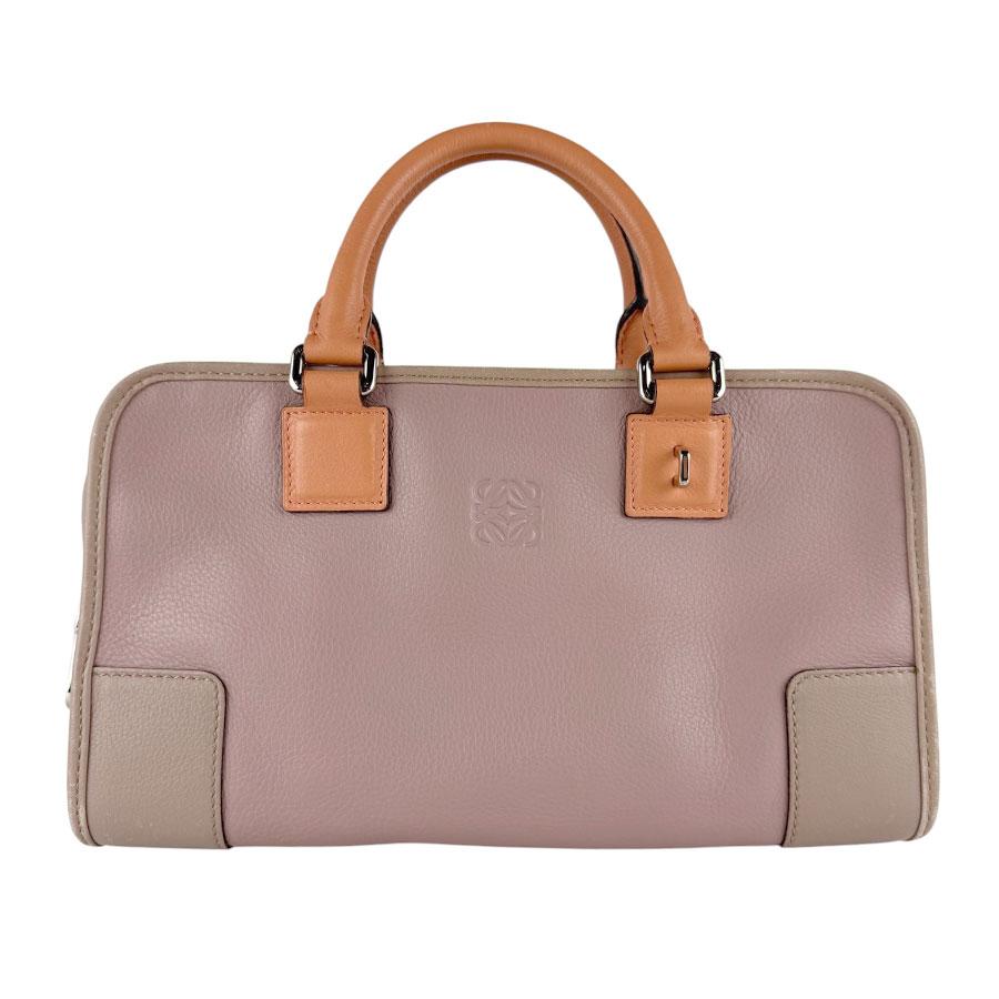 LOEWE（ロエベ） ハンドバッグ アマソナ28 レザー ダスティピンク 