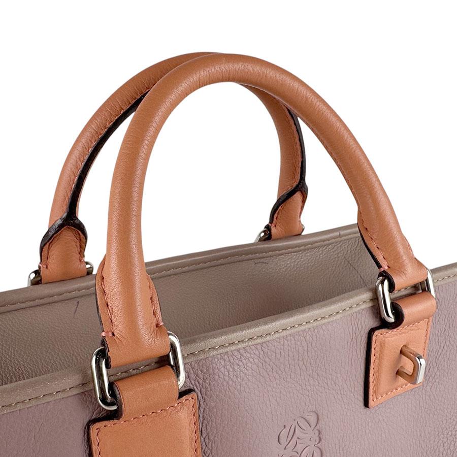 LOEWE（ロエベ） ハンドバッグ アマソナ28 レザー ダスティピンク 