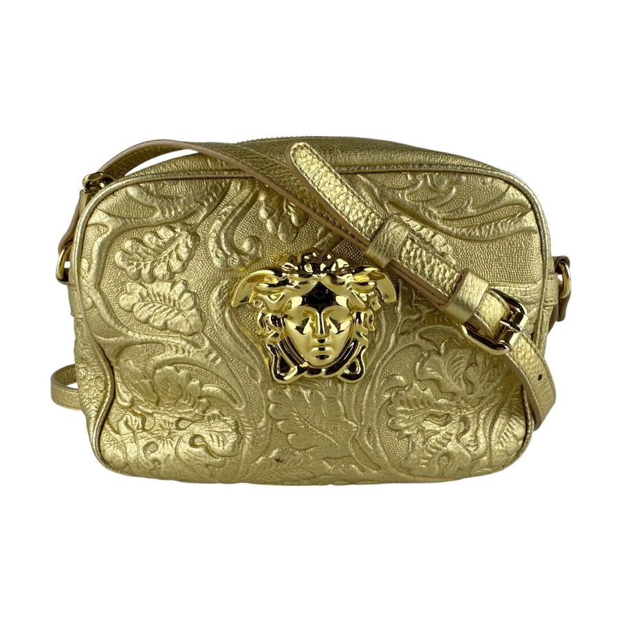 ヴェルサーチ VERSACE ショルダーバッグ メデューサ レザー ゴールド