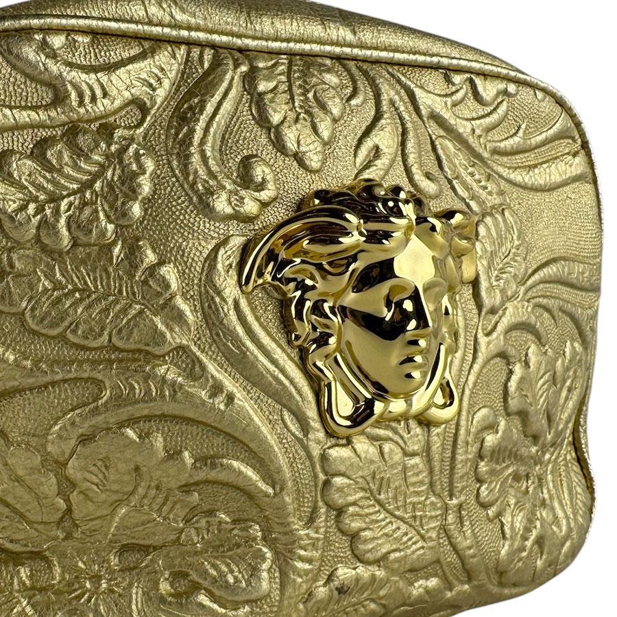 ヴェルサーチ VERSACE ショルダーバッグ メデューサ レザー ゴールド