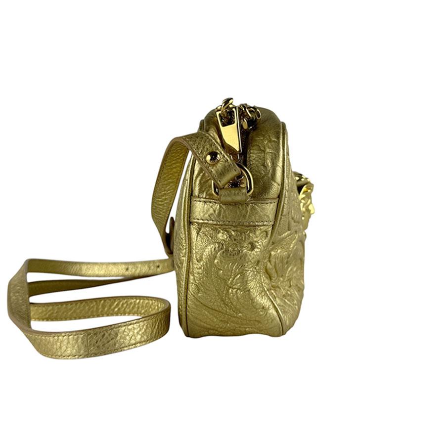 ヴェルサーチ VERSACE ショルダーバッグ メデューサ レザー ゴールド