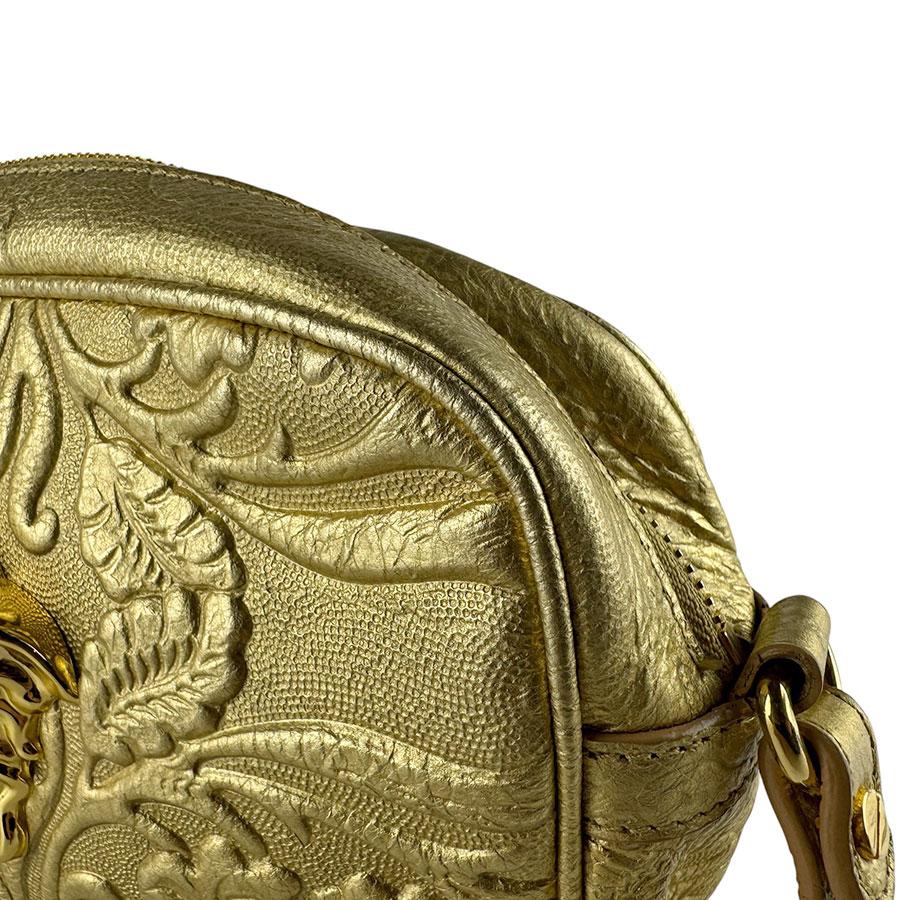 ヴェルサーチ VERSACE ショルダーバッグ メデューサ レザー ゴールド