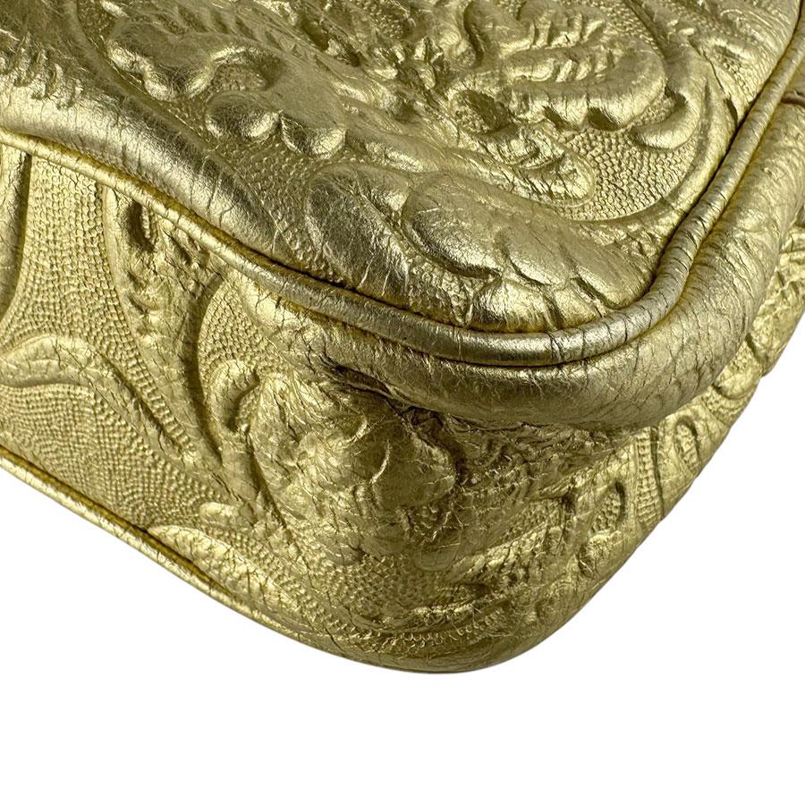ヴェルサーチ VERSACE ショルダーバッグ メデューサ レザー ゴールド