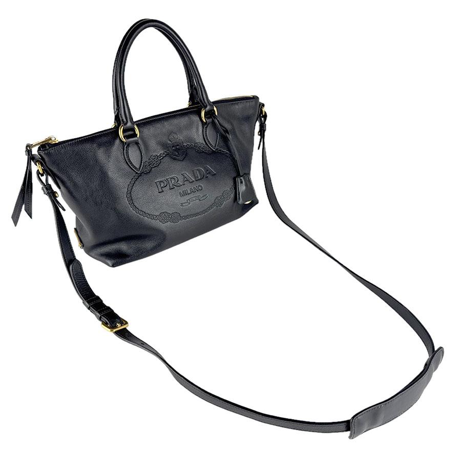 PRADA（プラダ） ハンドバッグ ショルダーバッグ レザー ブラック