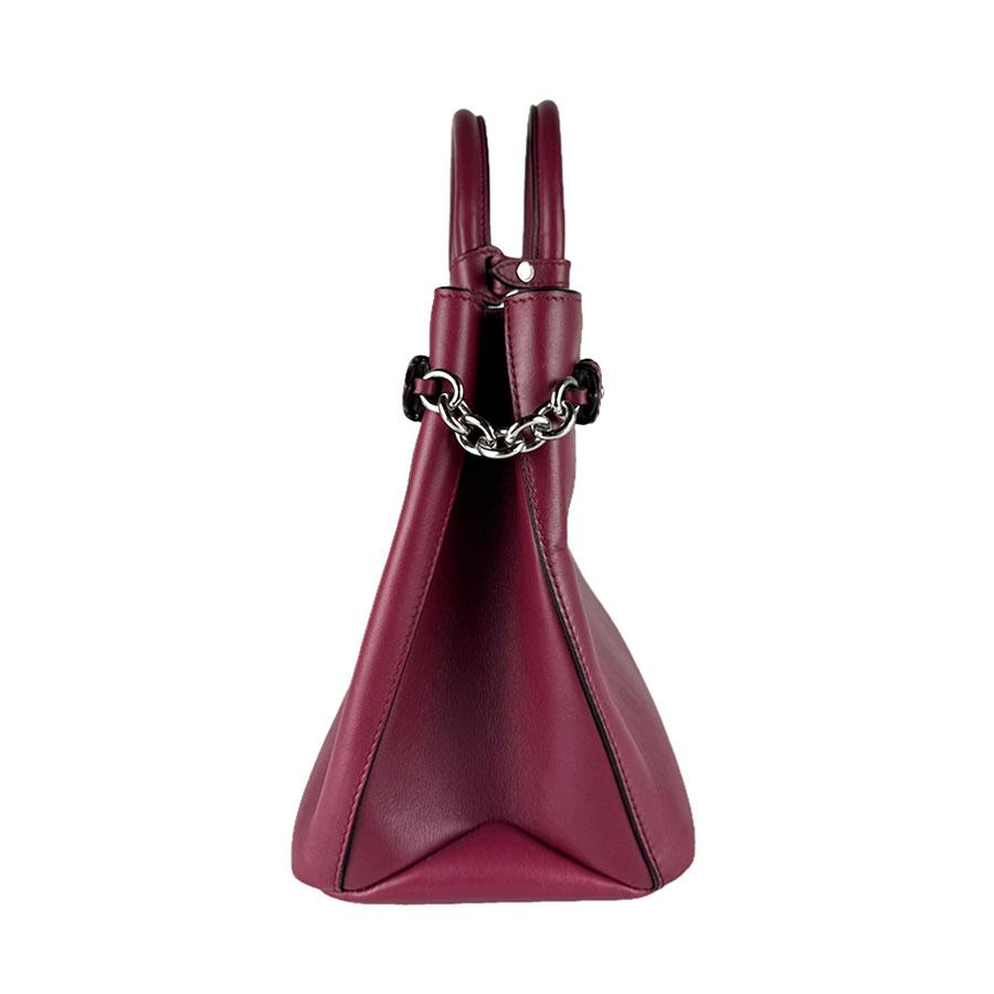 BURBERRY（バーバリー） ハンドバッグ ショルダーバッグ レザー ワイン