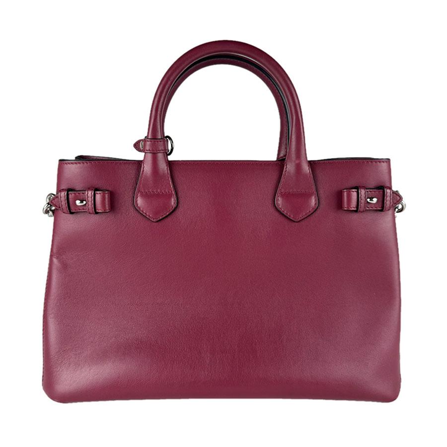 バーバリー　ハンドバッグ BURBERRY（バーバリー） ハンドバッグ ショルダーバッグ レザー ワイン
