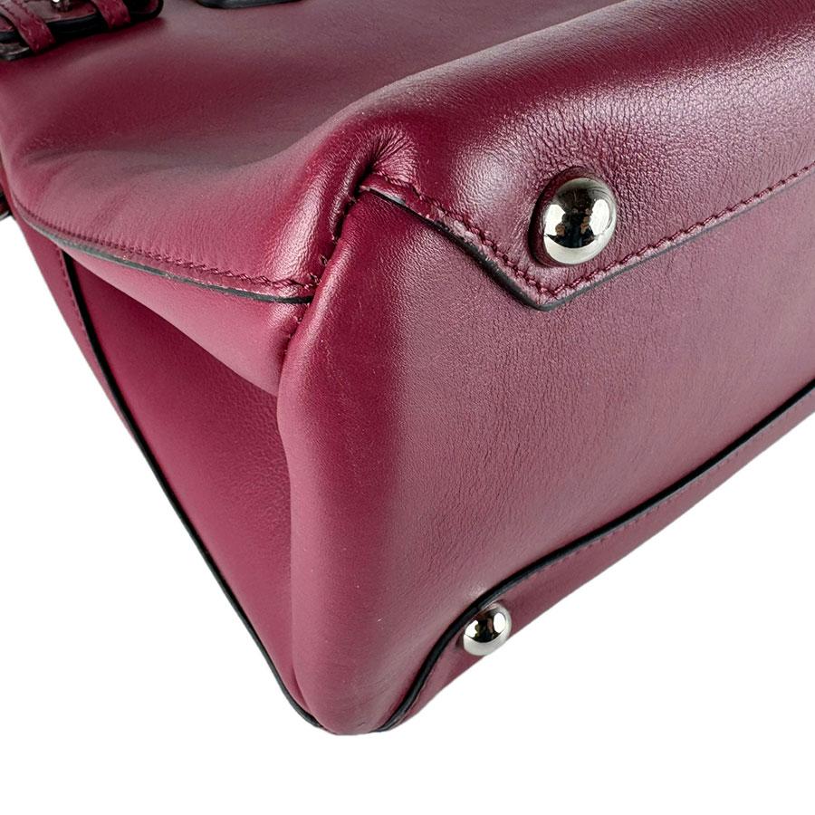 BURBERRY（バーバリー） ハンドバッグ ショルダーバッグ レザー ワイン
