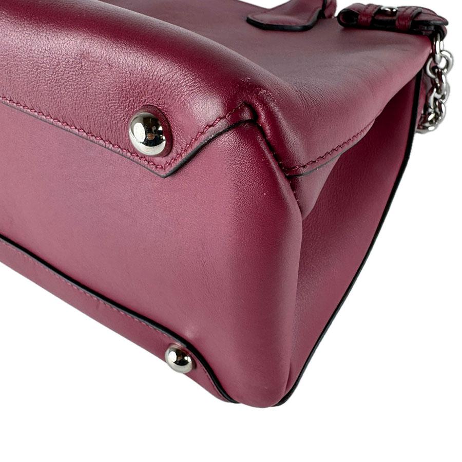 BURBERRY（バーバリー） ハンドバッグ ショルダーバッグ レザー ワイン