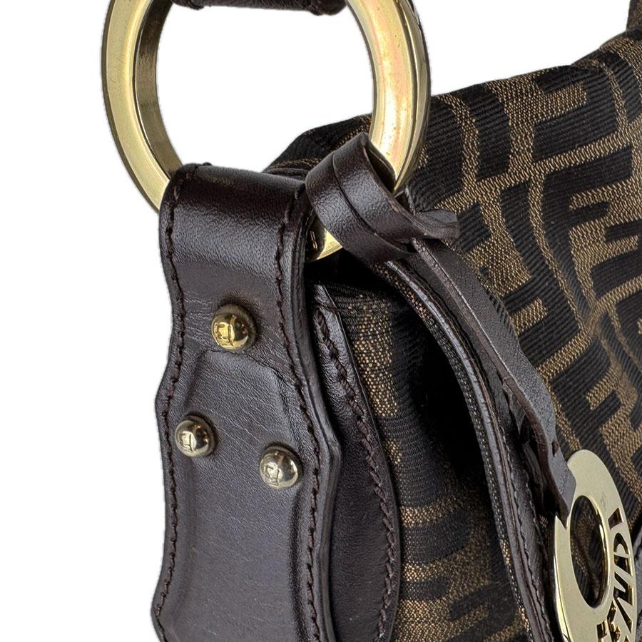 FENDI（フェンディ） ショルダーバッグ ズッカ ナイロンキャンバス