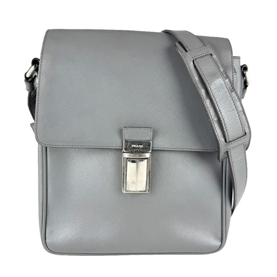 PRADA（プラダ） ショルダーバッグ レザー グレー : ブランドバリュー