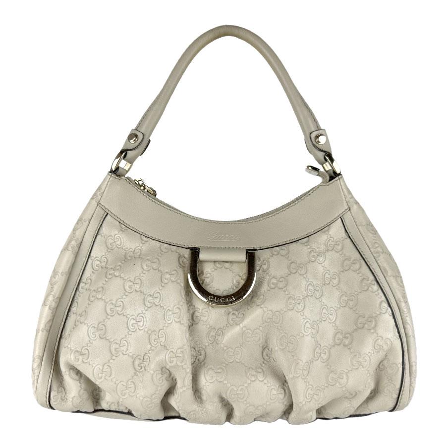 GUCCI（グッチ） ハンドバッグ レザー ライトベージュ : ブランド