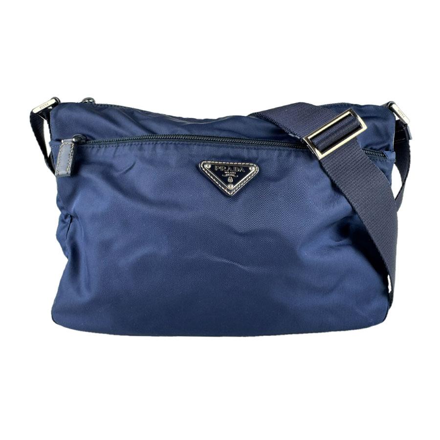 プラダ　バッグ　ショルダーバッグ　ネイビー　PRADA ナイロン PRADA（プラダ） ショルダーバッグ ナイロン ネイビー : ブランド