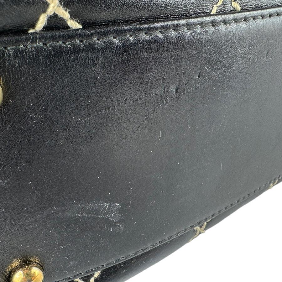 CHANEL（シャネル） ハンドバッグ ワイルドステッチ レザー ブラック