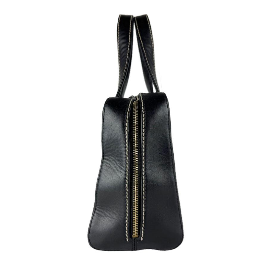 CHANEL（シャネル） ハンドバッグ ワイルドステッチ レザー ブラック