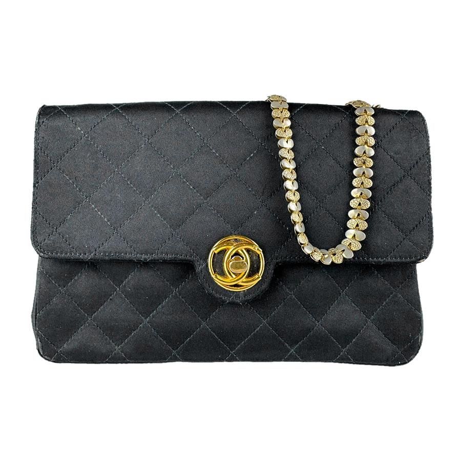 シャネル　ショルダーバッグ　サテン CHANEL（シャネル） ショルダーバッグ サテン ブラック : ブランド