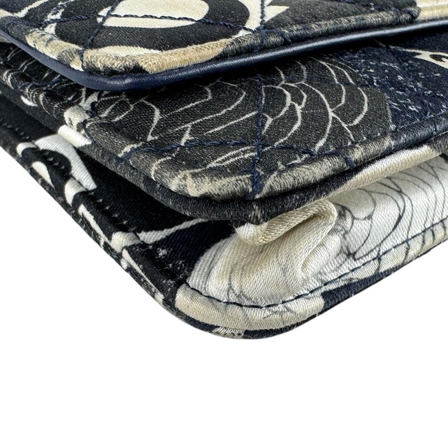 CHANEL（シャネル） チェーンウォレット コットン ネイビー系