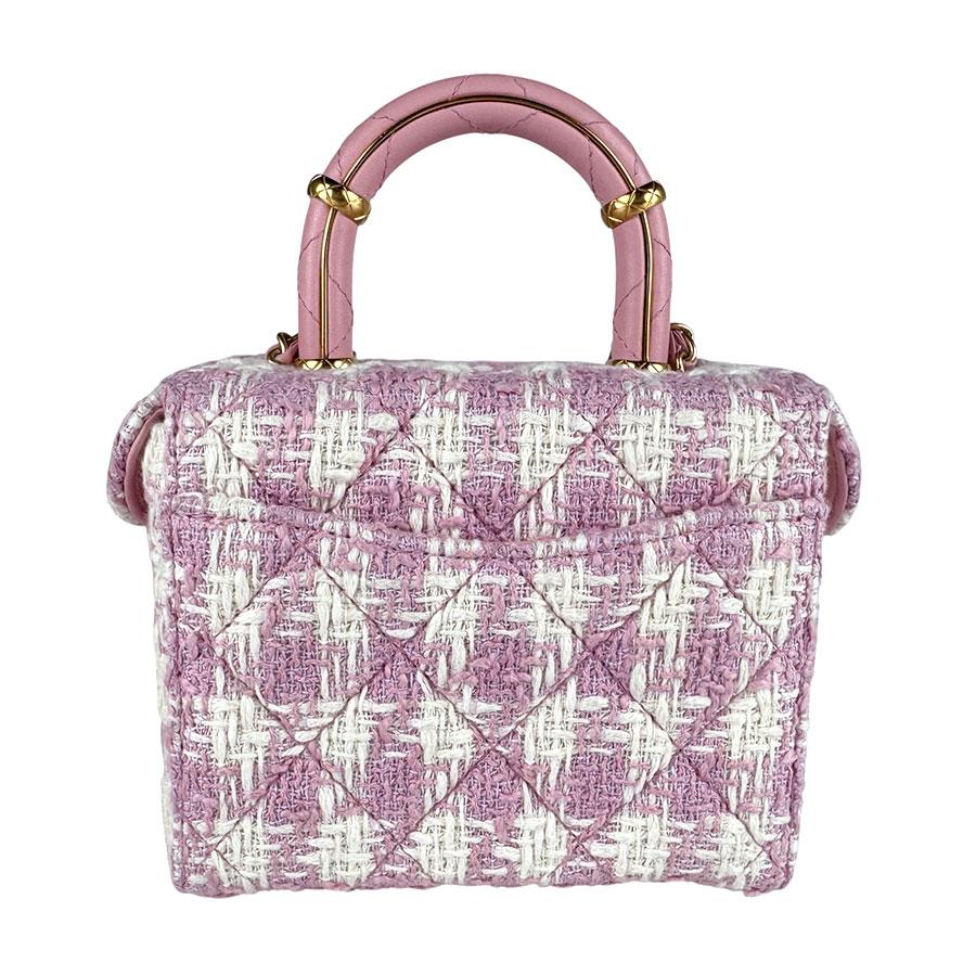 CHANEL（シャネル） ショルダーバッグ ツイード/レザー ピンク