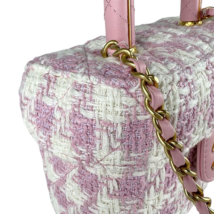 CHANEL（シャネル） ショルダーバッグ ツイード/レザー ピンク
