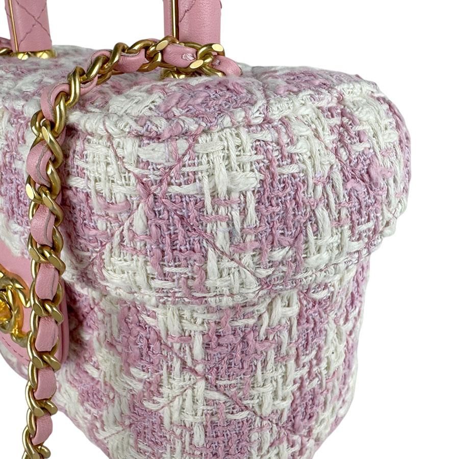 CHANEL（シャネル） ショルダーバッグ ツイード/レザー ピンク