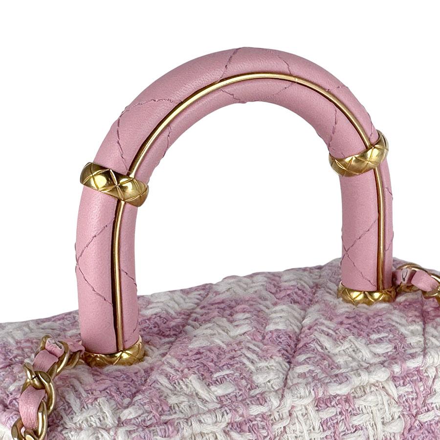 CHANEL（シャネル） ショルダーバッグ ツイード/レザー ピンク