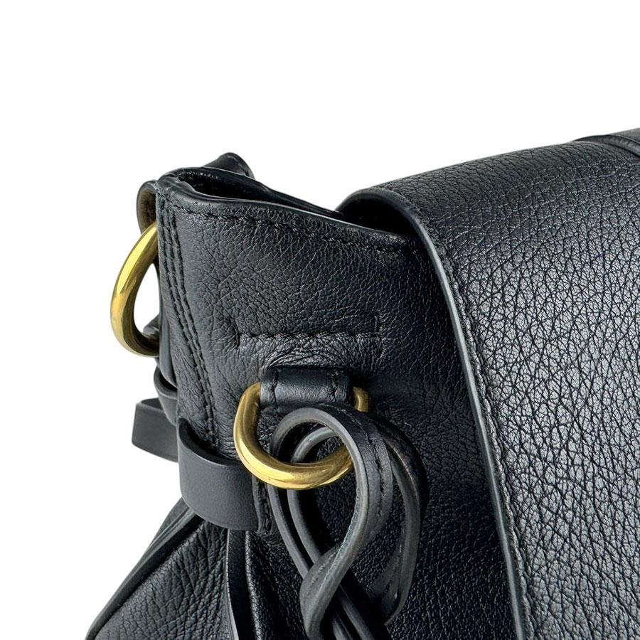 Chloé ブラックレザー ショルダーバッグ Chloe（クロエ） ショルダーバッグ レザー ブラック : ブランド