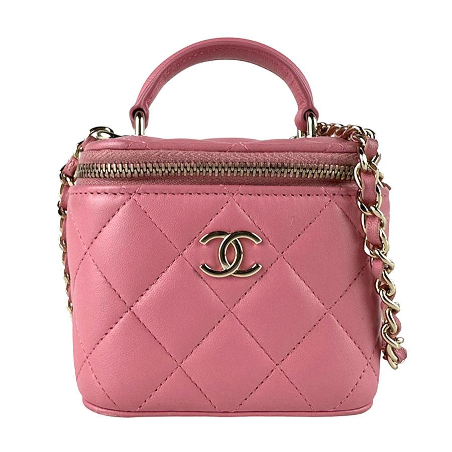 CHANEL（シャネル） ショルダーバッグ ラムスキン ピンク : ブランド