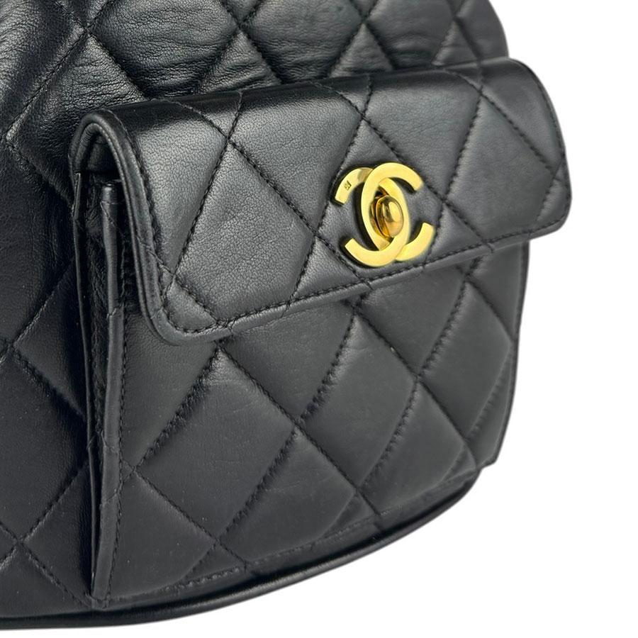 CHANEL（シャネル） リュック レザー/メタル ブラック/ゴールド