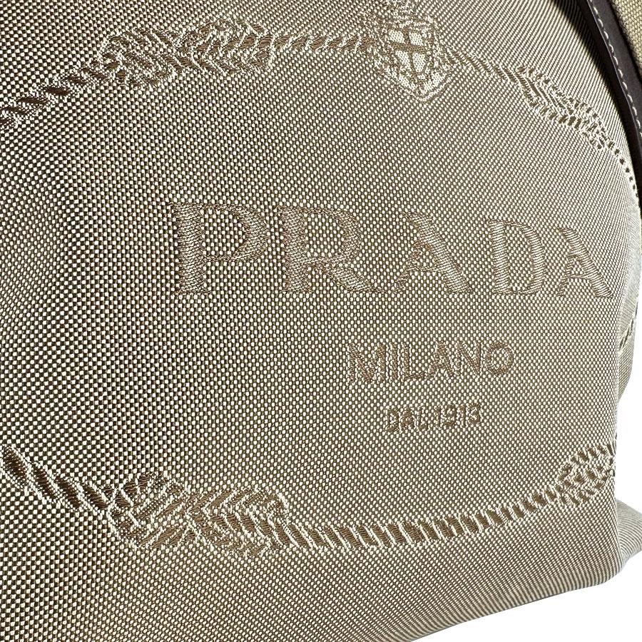 PRADA（プラダ） 斜め掛けショルダーバッグ キャンバス/レザー