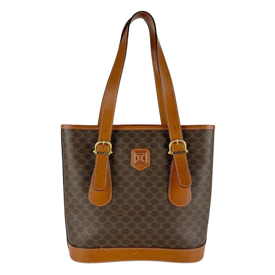 「専用」セリーヌ ハンドバッグ マカダム PVCコーティングキャンバス CELINE（セリーヌ） ハンドバッグ マカダム PVCコーティングキャンバス