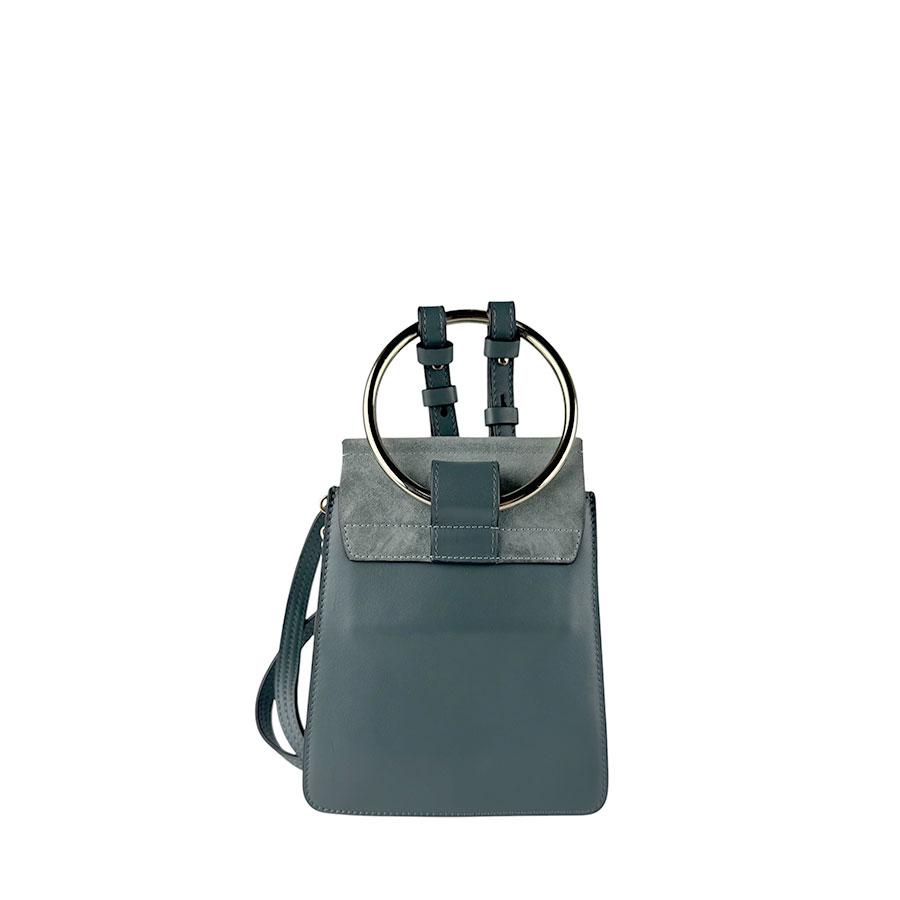 Chloe（クロエ） ショルダーバッグ フェイ レザー/スエード グレー