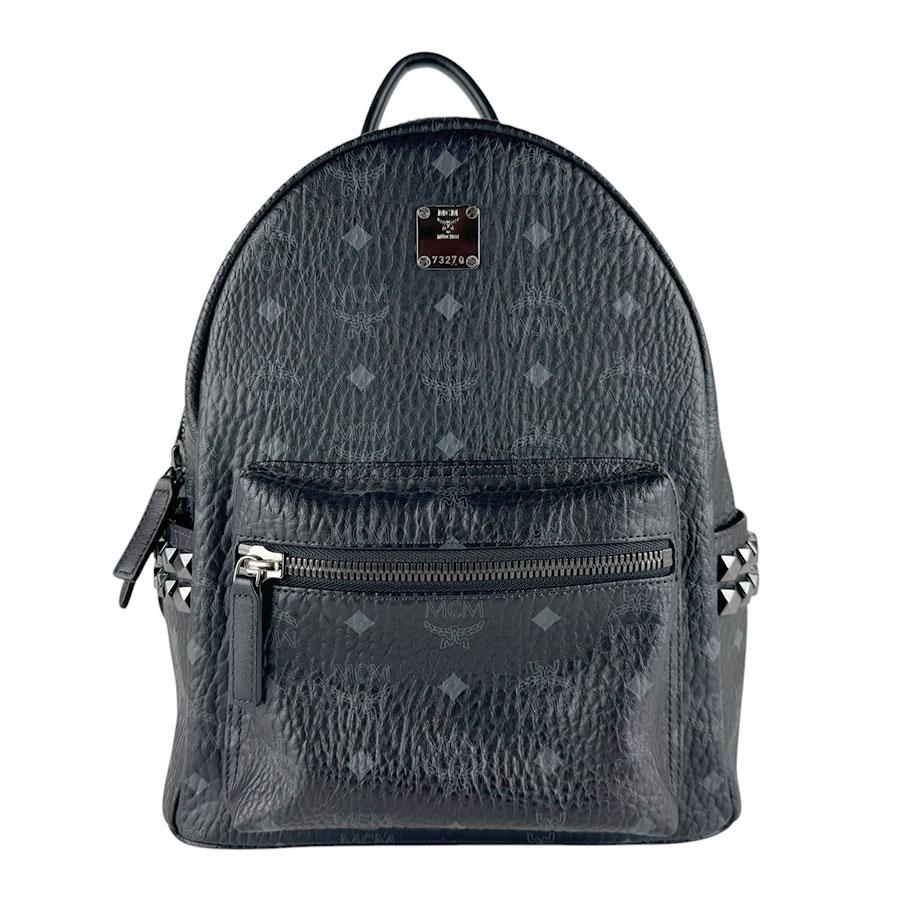 MCM（エムシーエム） エム シー エム リュック レザー ブラック