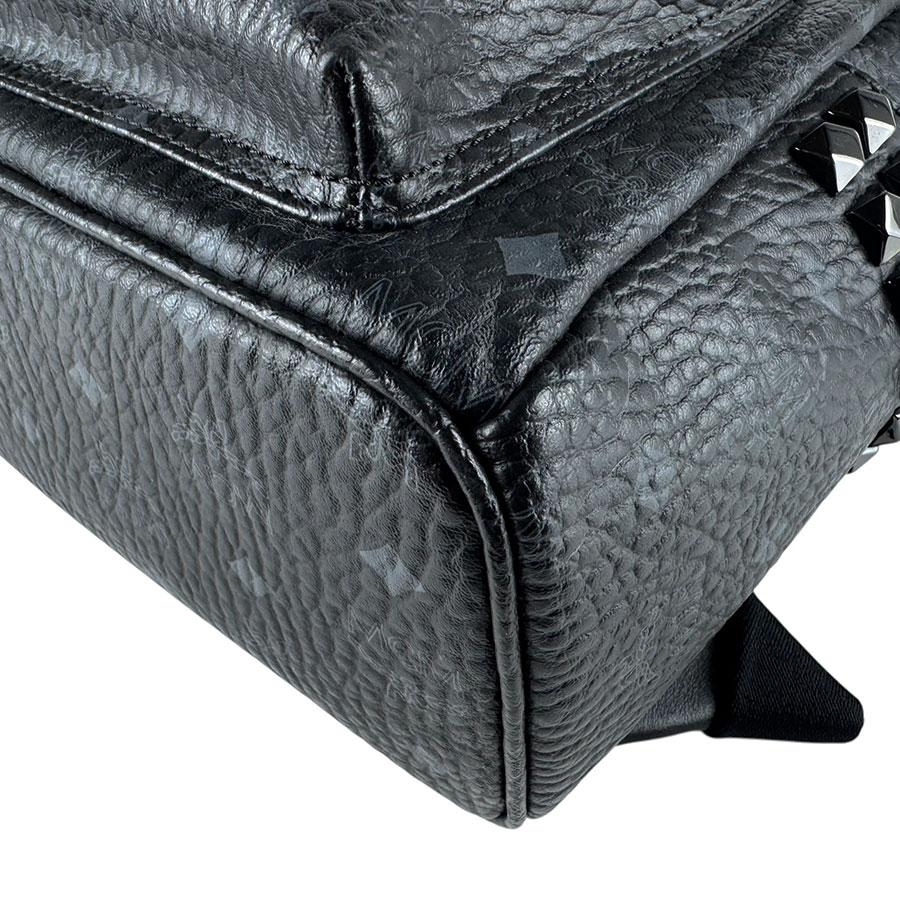 MCM（エムシーエム） エム シー エム リュック レザー ブラック