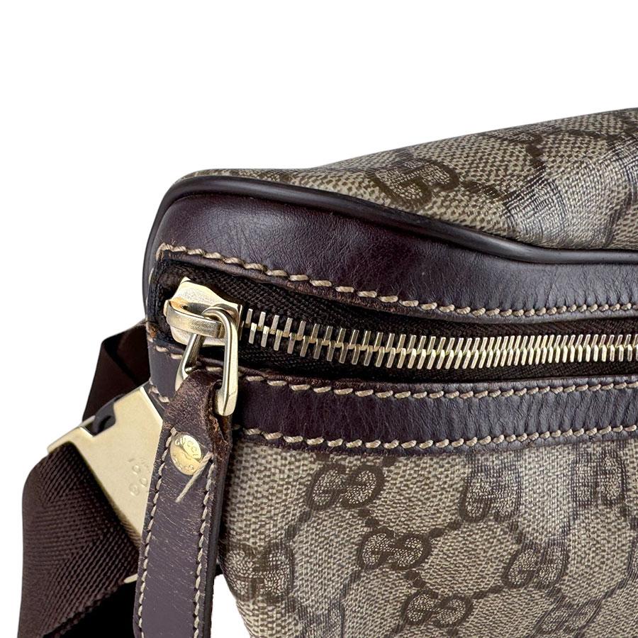 GUCCI（グッチ） ボディバッグ GGスプリームキャンバス ブラウン
