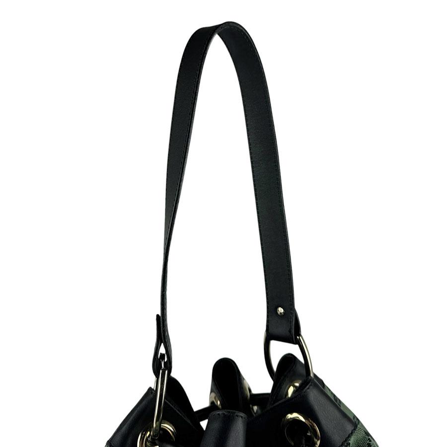 GUCCI（グッチ） ショルダーバッグ GGキャンバス/レザー グリーン