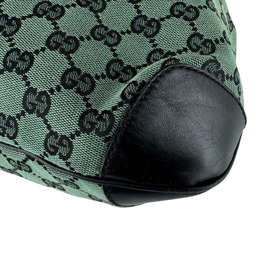 GUCCI（グッチ） ショルダーバッグ GGキャンバス/レザー グリーン