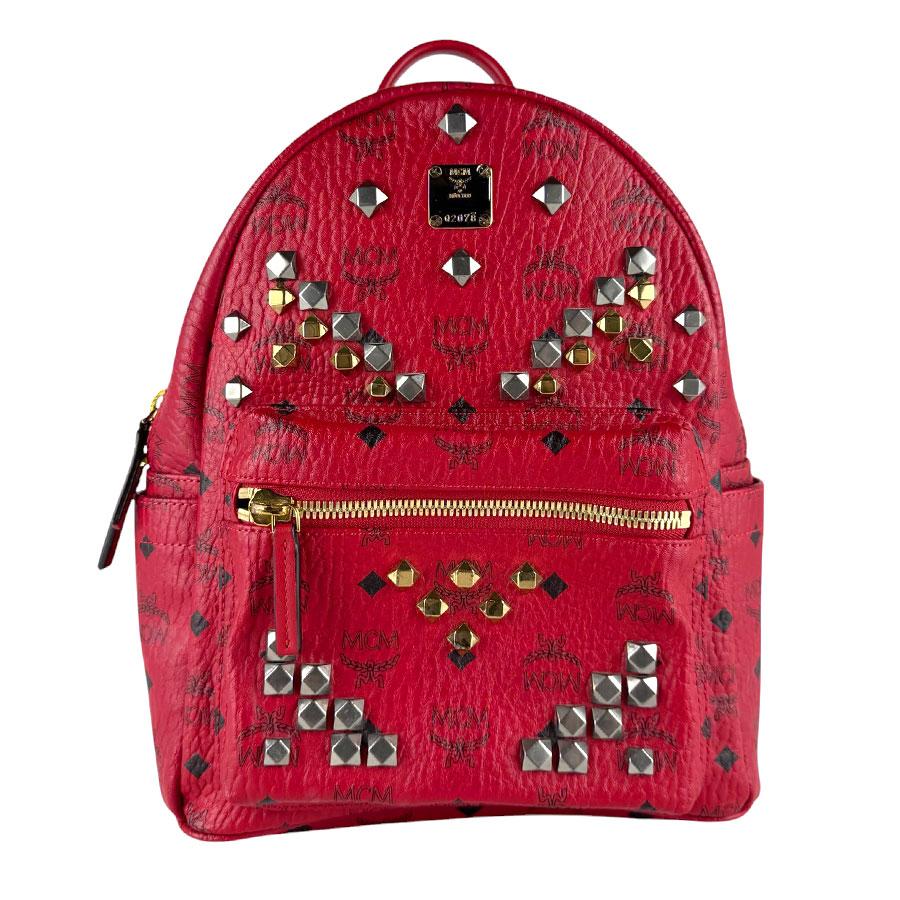 MCMリュック MCM（エムシーエム） エム シー エム リュック レザー レッド