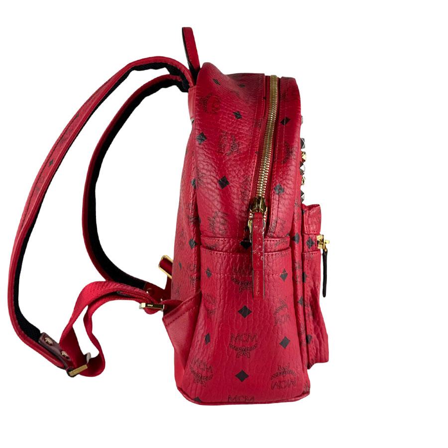 MCM（エムシーエム） エム シー エム リュック レザー レッド