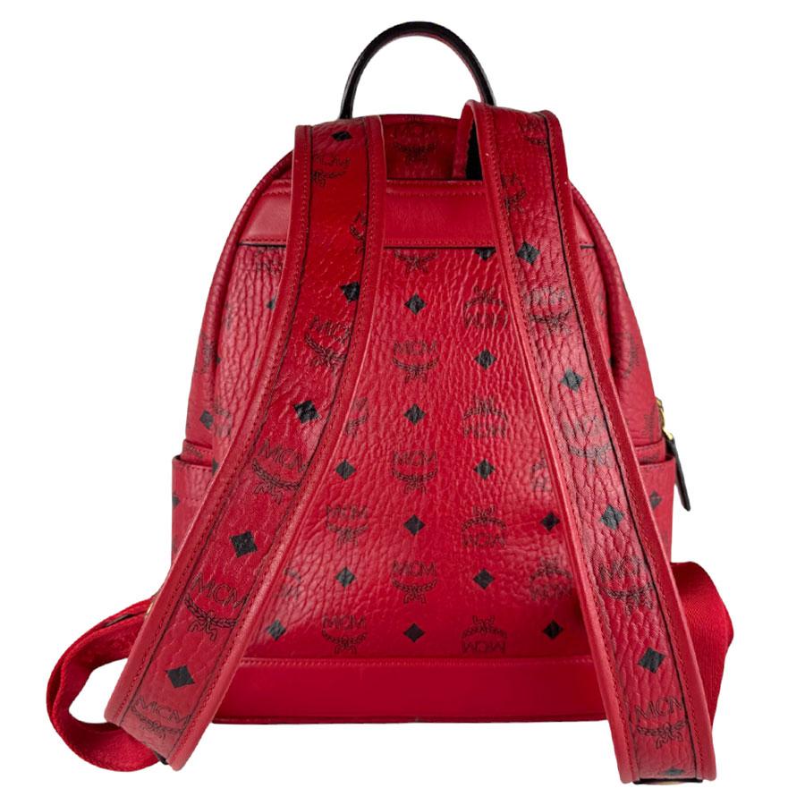 MCM（エムシーエム） エム シー エム リュック レザー レッド