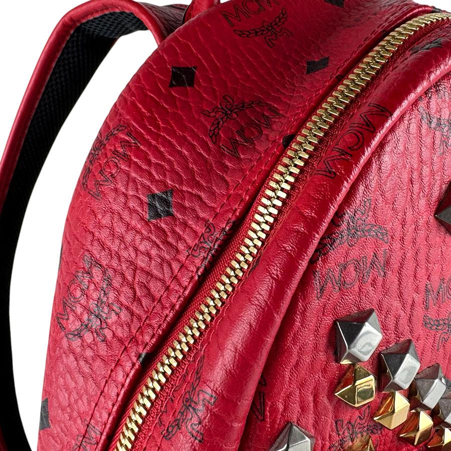 MCM（エムシーエム） エム シー エム リュック レザー レッド