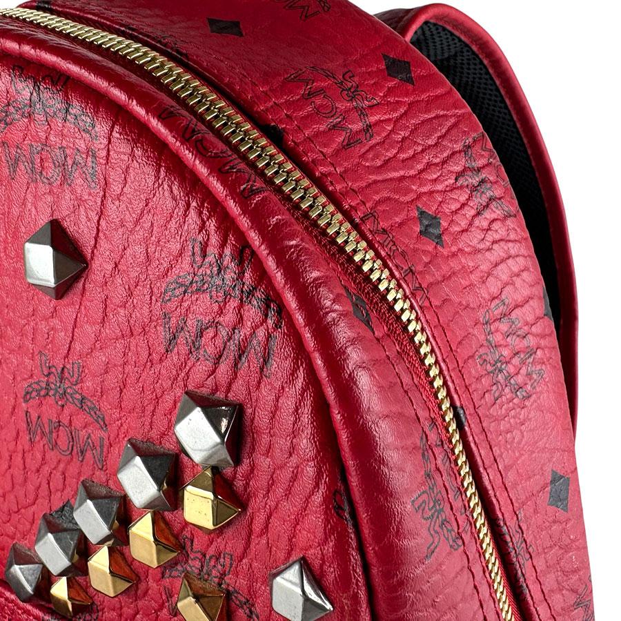 『6月限定値下げ』MCM レッド 赤　リュック MCM（エムシーエム） エム シー エム リュック レザー レッド
