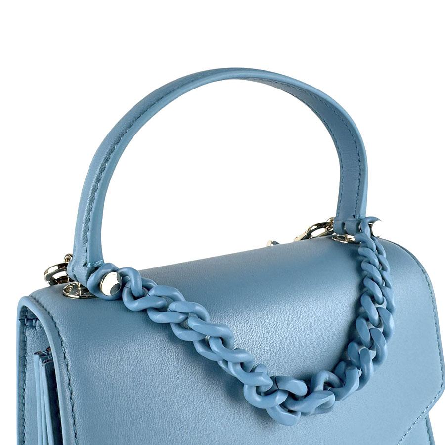 BVLGARI ブルガリ セルペンティ ハンドバッグ ブルー レザー ミニバッグ BVLGARI（ブルガリ） ハンドバッグ ショルダーバッグ セルペンティ