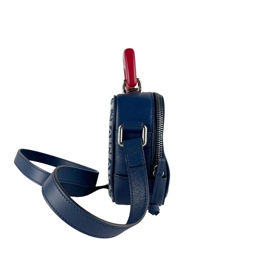 Gucci ショルダーバッグ ネイビー GUCCI（グッチ） ショルダーバッグ キャンバス/レザー ネイビー/レッド