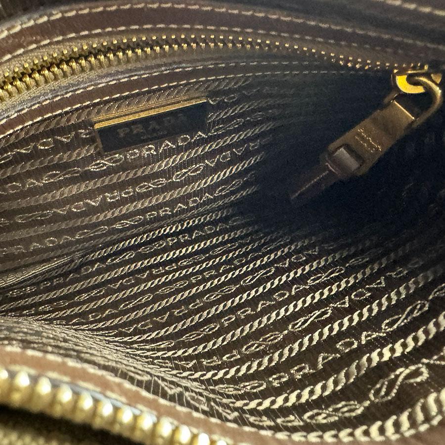 PRADA（プラダ） ショルダーバッグ ロゴ ジャガード キャンバス/レザー