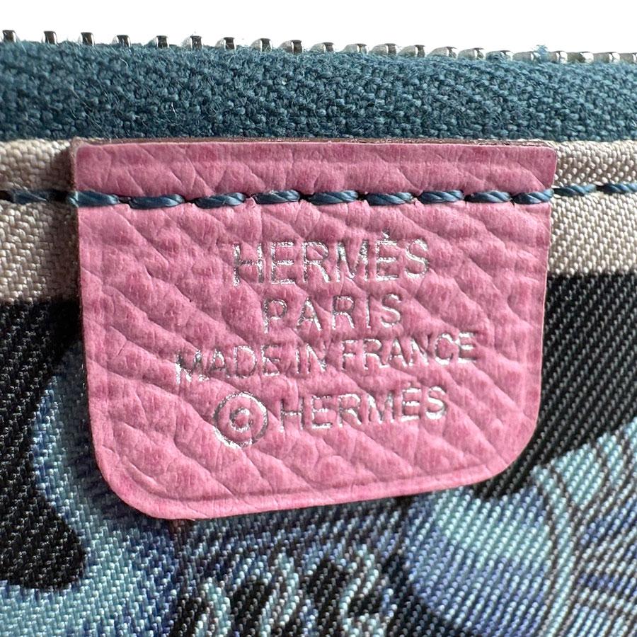 HERMES（エルメス） ラウンドファスナー長財布 アザップロング シルク
