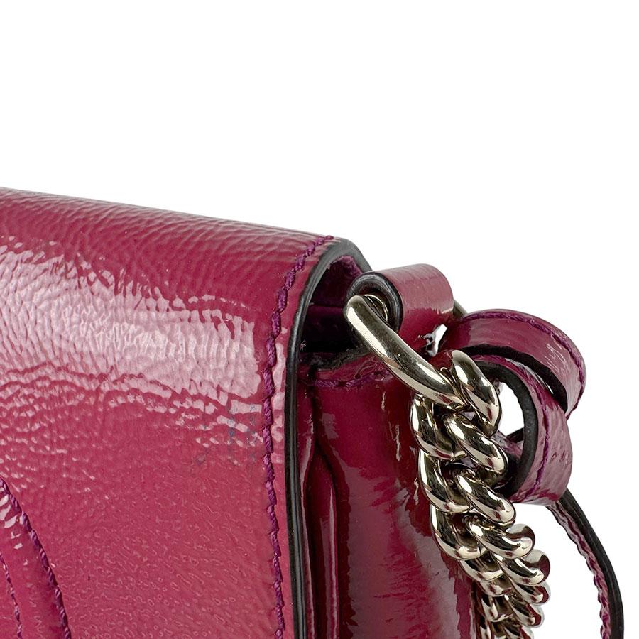 GUCCI（グッチ） ショルダーバッグ パテントレザー ピンク系